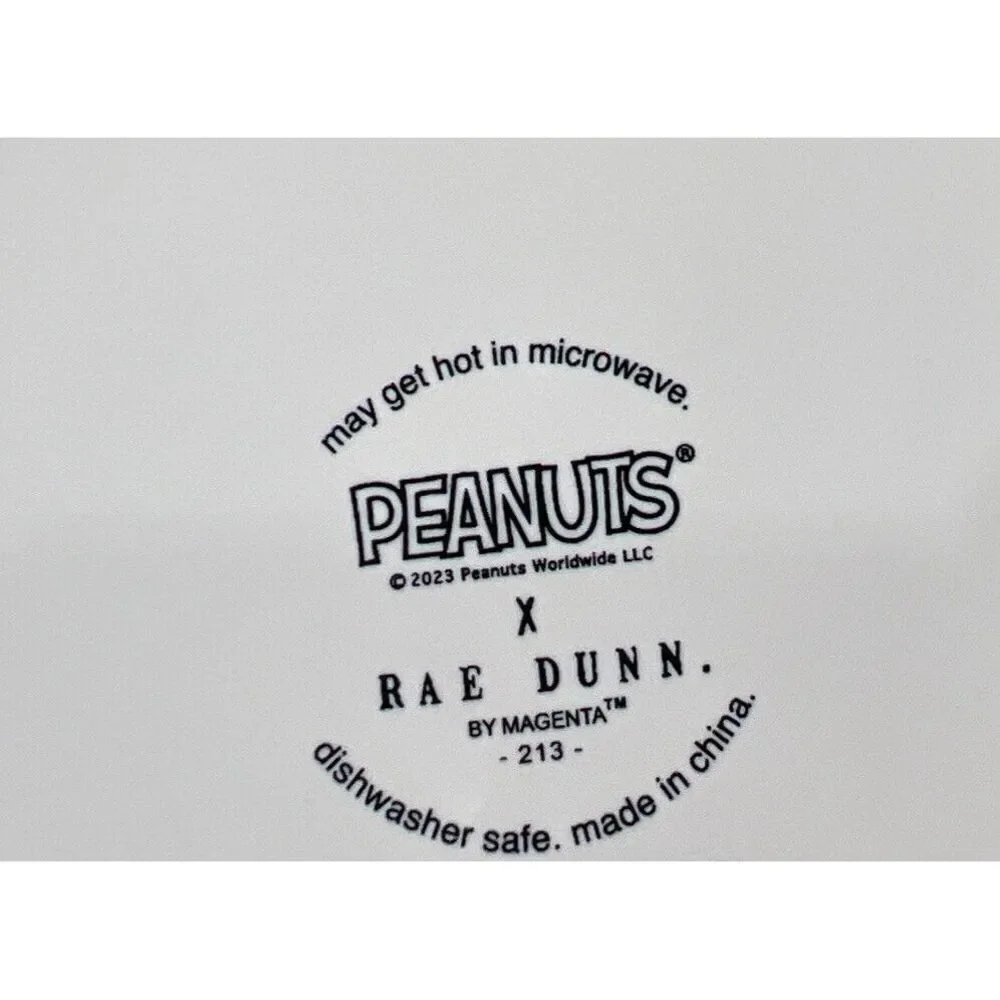 Peanuts x Rae Dunn 2023‎ Halloween Spook Tacular Snoopy & Woodstock Pet Dog Bowl